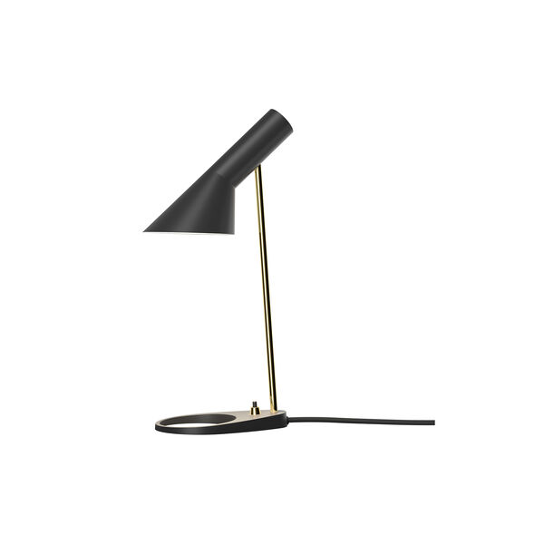 AJ Mini Table Lamp, brass/black, Louis Poulsen