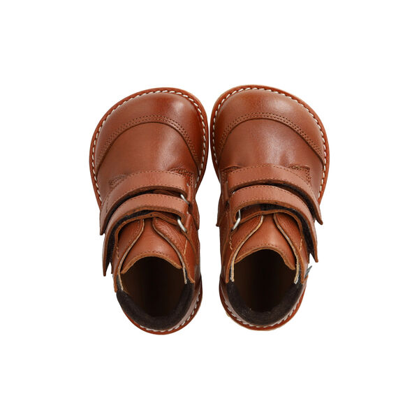 Anf&auml;nger TEX-Stiefel, cognac/dunkelbraun, ANGULUS