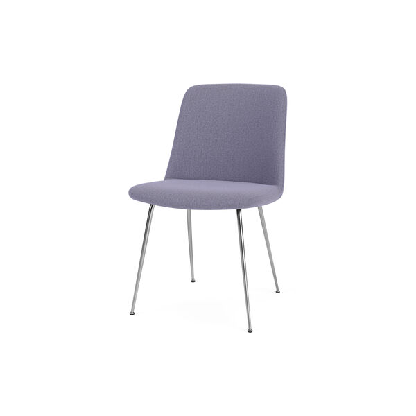 Rely HW8 Dining Chair, light blue/chrome, &Tradition