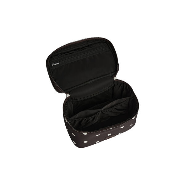 TreasureMBG Toiletry Bag Rec., polka dot, brown, Markberg