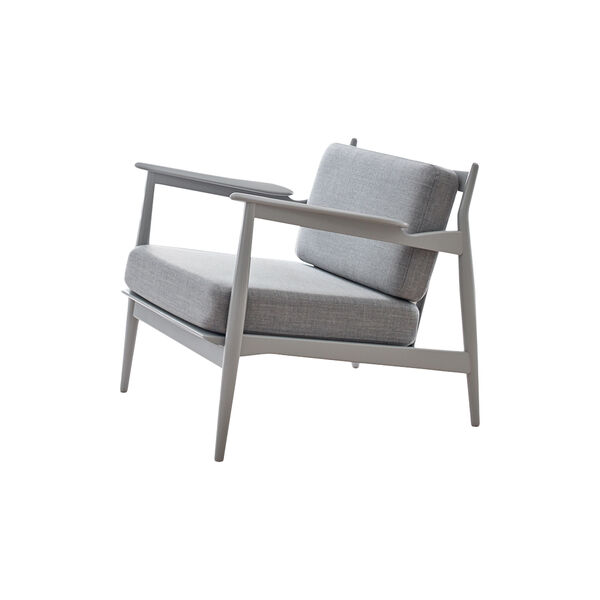 Model 107 Lounge Chair, grey, Magnus Olesen Design