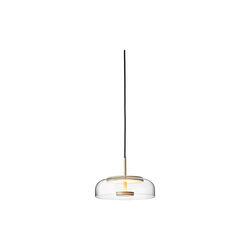 Blossi 1 Pendant, nordic gold/clear, Nuura