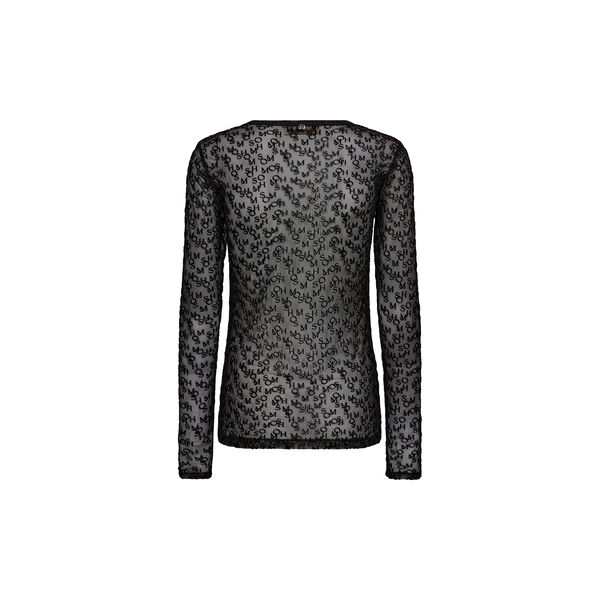 MMLoretta Mono Mesh Blouse, black, MOS MOSH