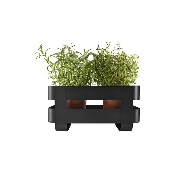 Self-watering herb organiser, black, Eva Solo