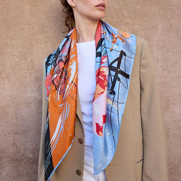 CITY&nbsp;LIGHT&nbsp;Schal, orange, Bella Ballou
