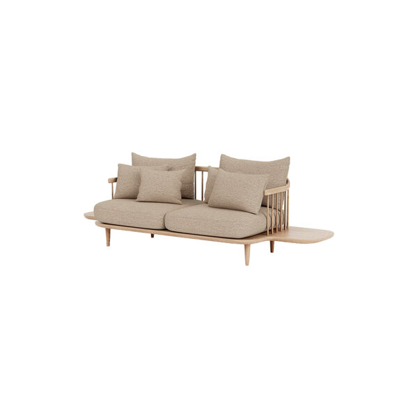 Fly SC3 2-seater Sofa, Karakorum 003/smoked oiled oak, &Tradition