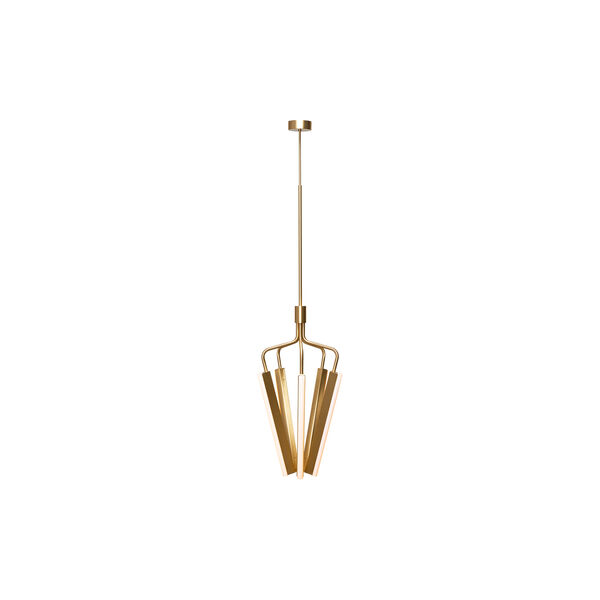 Angel 5 500 Chandelier, brass, Rubn