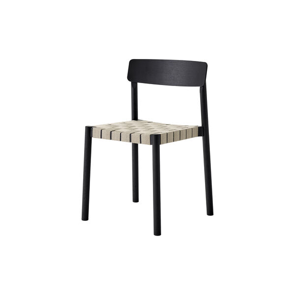 Betty TK1 Dining Chair, black/linen, &Tradition