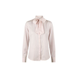 Dilba Blouse Bowtie Flyfront, light pink stripe, Stenstr&ouml;ms