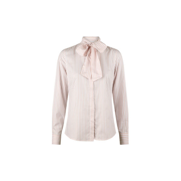 Dilba Blouse Bowtie Flyfront, light pink stripe, Stenstr&ouml;ms