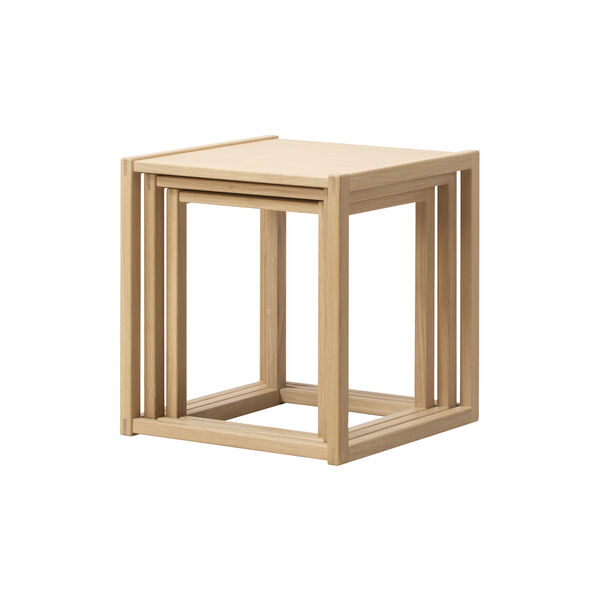 BM375 Satztische, light oiled oak, Fredericia Furniture
