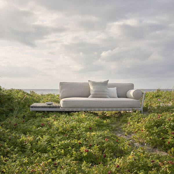 VIPP720 Open-Air Sofa mit offenem Ende, links, sand, Vipp