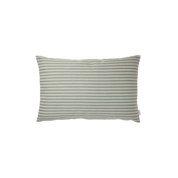 Outdoor Fine Stripe Kissen, green, Compliments