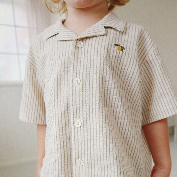 Elliot Kurzarmhemd, tea stripe, Konges Sl&oslash;jd