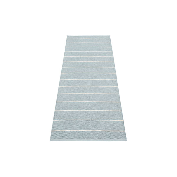 Carl Plastic Rug, blue fog/dove blue/vanilla, Pappelina