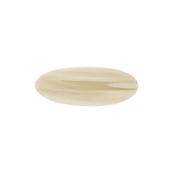 Oval Bone Clip, ivory, SUI AVA