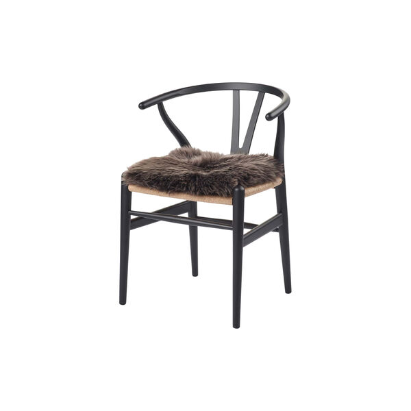 Quadratisches Sitzkissen, walnut, NATURES Collection