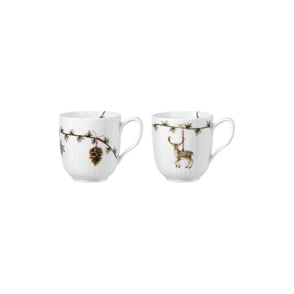 Hammersh&oslash;i Christmas Mugs 2020 & 2021 set, K&auml;hler