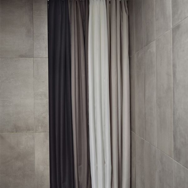 Lux Shower Curtain, grey, Zone Denmark