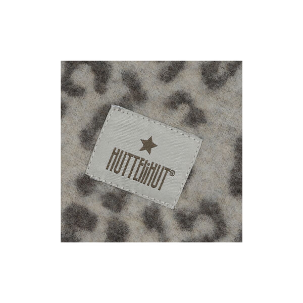 Balaclava Wool Fleece Jacquard, camel melange, HUTTEliHUT