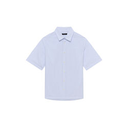 MAklampo SS Shirt, chambray blue, Matinique