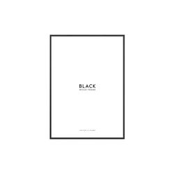 Wood Frame, black, Poster & Frame