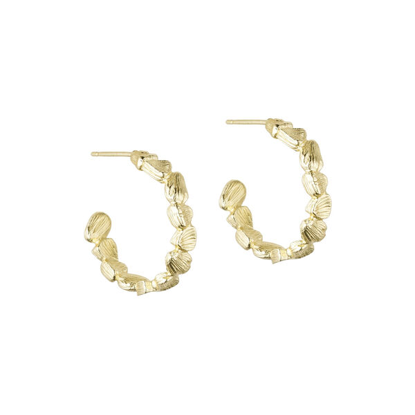 Gretha hoops Large, gold plated, Pure by Nat