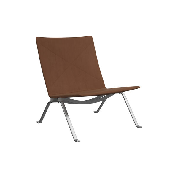 PK22&trade; Lounge Chair, Haze walnut, Fritz Hansen