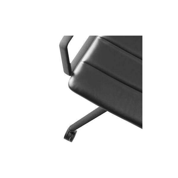 VIPP452 Drehstuhl mit Rollen, schwarz/schwarz, Vipp