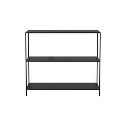 Shelf Low, black, Abstracta® System