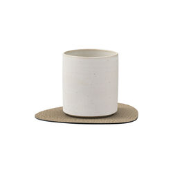 Hippo glass mat Curve, warm grey, LIND DNA