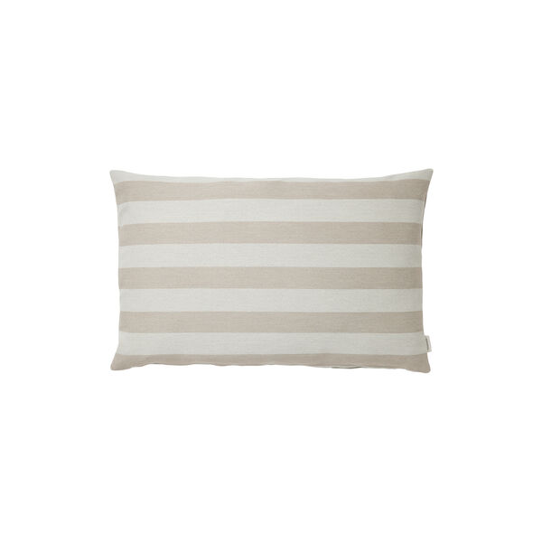 Outdoor Stripe Kissen, beige, Compliments