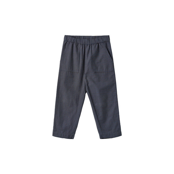 Karierte Hose, brown/blue Karo-Kombination., Copenhagen Colors Organics