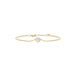 Primini Armband, Gold/Milchiges Aqua, Julie Sandlau