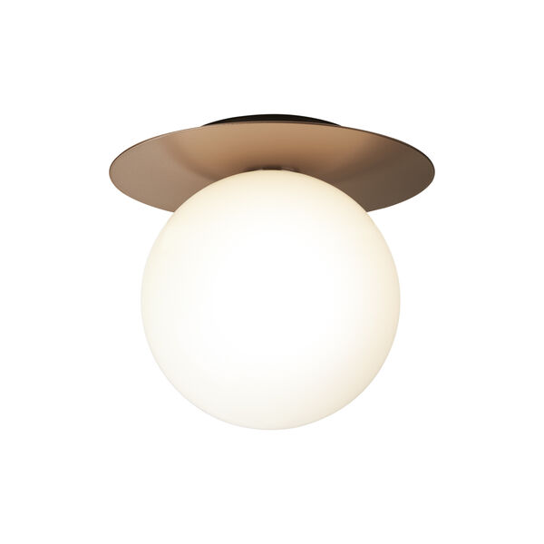 Liila 1 Large Wall Lamp, dark bronze/opal, Nuura