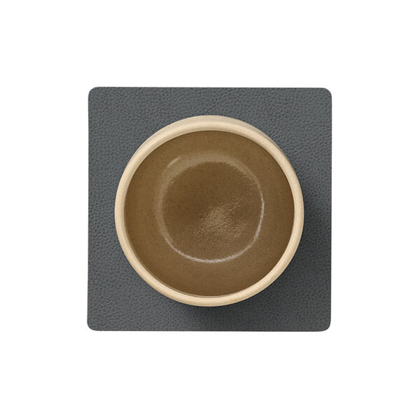 Serene glass mat Square, anthracite, LIND DNA