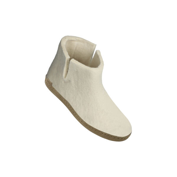Filzstiefelette, weiß Filzstiefelette, weiß, Glerups