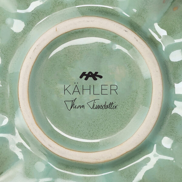 Kantarel Vase, green, K&auml;hler