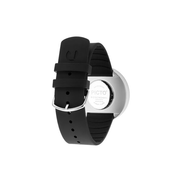 PICTO Wrist Watch, white/steel/black PICTO Wrist Watch, white/steel/black, Picto