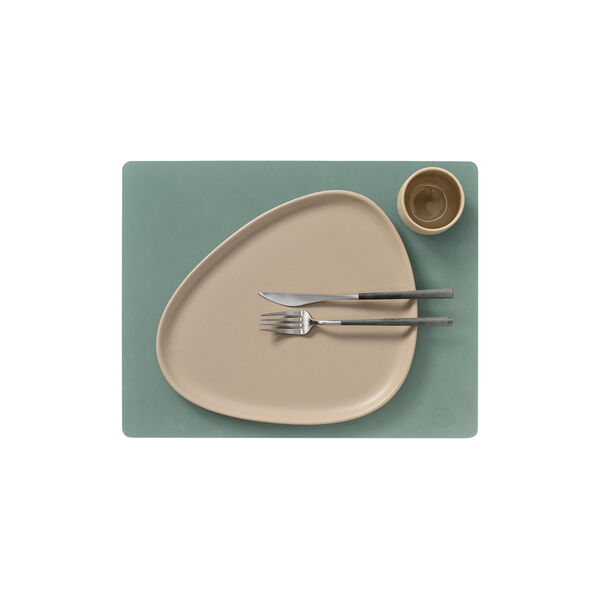 Nupo table mat Square L, pastel green, LIND DNA