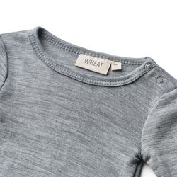 Wool Body L/S Lucca, 0224 melange grey, Wheat