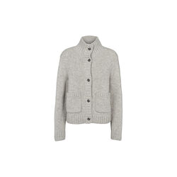 Blanche Cardigan, grey mel., Basic Apparel