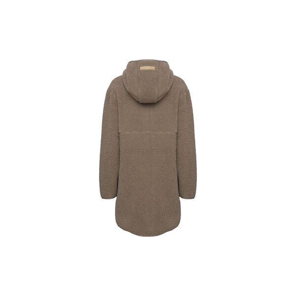 Bonded Pile Jacket with Hood, greige, Ilse Jacobsen Hornb&aelig;k