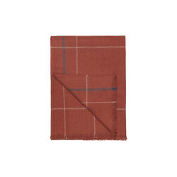 Square Throw, rusty red, ELVANG
