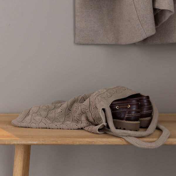 Knitted Bag, khaki, By LOHN