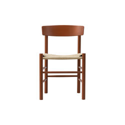 J39 Mogensen Stuhl, herritage red/natur, Fredericia Furniture