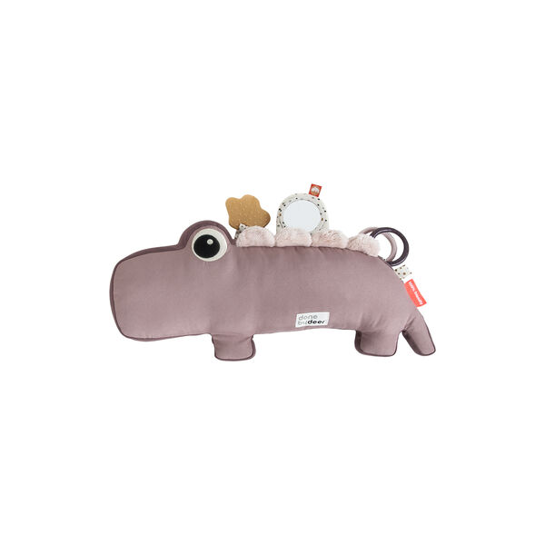 Croco tummy time Aktivitätsspielzeug, puder, Done by Deer