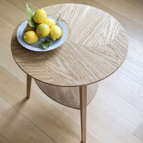 Drops Table, naturbelassenes eichenholz, Aakjaer Furniture