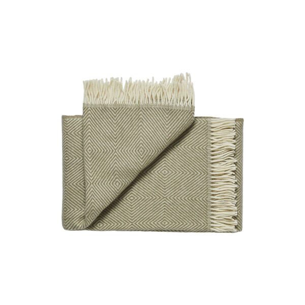 Fan&oslash; Throw, 0188 light green, Silkeborg Uldspinderi