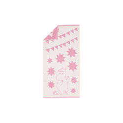 Moomin bath towel Stars pink, Moomin Arabia